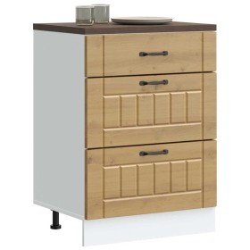 Mueble bajo de cocina Lucca roble artesanal de , Armarios de cocina - Ref: Foro24-854278, Precio: 113,23 €, Descuento: %