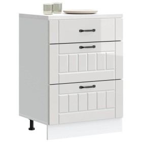 Mueble bajo de cocina Lucca blanca de alto brillo von , Küchenschränke - Ref: Foro24-854271, Preis: 122,28 €, Rabatt: %
