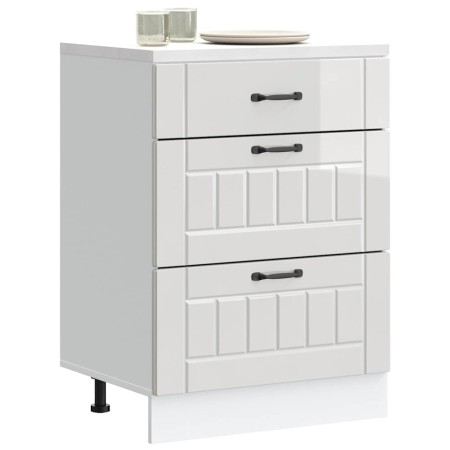 Mueble bajo de cocina Lucca blanca de alto brillo von , Küchenschränke - Ref: Foro24-854271, Preis: 122,28 €, Rabatt: %