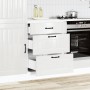 Mueble bajo de cocina Lucca blanca de alto brillo von , Küchenschränke - Ref: Foro24-854271, Preis: 122,28 €, Rabatt: %