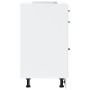 Mueble bajo de cocina Lucca blanca de alto brillo von , Küchenschränke - Ref: Foro24-854271, Preis: 122,28 €, Rabatt: %
