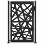 Puerta de jardín de acero negra diseño luminoso 105x155 cm by , garden gates - Ref: Foro24-4100951, Price: 222,76 €, Discount: %