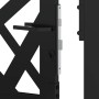 Puerta de jardín de acero negra diseño luminoso 105x155 cm by , garden gates - Ref: Foro24-4100951, Price: 222,76 €, Discount: %