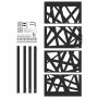 Puerta de jardín de acero negra diseño luminoso 105x205 cm von , Gartentore - Ref: Foro24-4100953, Preis: 273,11 €, Rabatt: %