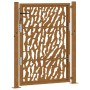 Puerta de jardín diseño con listón acero desgastado 105x130 cm de , Puertas de jardín - Ref: Foro24-4100985, Precio: 211,69 €