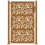 Puerta de jardín diseño de hojas de acero desgastado 105x155 cm von , Gartentore - Ref: Foro24-4100966, Preis: 220,73 €, Raba...