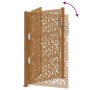Puerta de jardín diseño de hojas de acero desgastado 105x155 cm von , Gartentore - Ref: Foro24-4100966, Preis: 220,73 €, Raba...