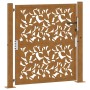 Puerta de jardín diseño de hojas de acero desgastado 105x105 cm von , Gartentore - Ref: Foro24-4100964, Preis: 167,45 €, Raba...