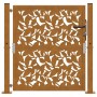 Puerta de jardín diseño de hojas de acero desgastado 105x105 cm von , Gartentore - Ref: Foro24-4100964, Preis: 167,45 €, Raba...