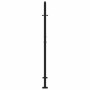 Puerta de jardín diseño llama acero negro 105x155 cm by , garden gates - Ref: Foro24-4100991, Price: 221,41 €, Discount: %