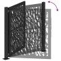 Puerta de jardín negra con diseño de carril de acero 105x106 cm by , garden gates - Ref: Foro24-4100979, Price: 164,69 €, Dis...