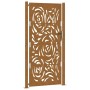 Puerta de jardín diseño llama acero desgastado 105x205 cm de , Puertas de jardín - Ref: Foro24-4100998, Precio: 237,34 €