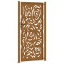 Puerta de jardín diseño llama acero desgastado 105x205 cm by , garden gates - Ref: Foro24-4100998, Price: 237,46 €, Discount: %