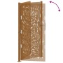 Puerta de jardín diseño llama acero desgastado 105x205 cm by , garden gates - Ref: Foro24-4100998, Price: 237,46 €, Discount: %