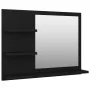 Badezimmerspiegel aus schwarzem Sperrholz, 60 x 10,5 x 45 cm von vidaXL, Badezimmerwaschtische - Ref: Foro24-805007, Preis: 3...