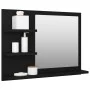 Badezimmerspiegel aus schwarzem Sperrholz, 60 x 10,5 x 45 cm von vidaXL, Badezimmerwaschtische - Ref: Foro24-805007, Preis: 3...