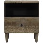 Mesitas noche 2 uds madera maciza mango gris claro 40x33x46 cm by , Nightstands - Ref: Foro24-4017799, Price: 117,30 €, Disco...