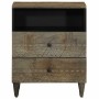 Mesita de noche madera maciza de mango gris claro 50x33x60 cm von , Nachttische - Ref: Foro24-4017802, Preis: 102,79 €, Rabat...