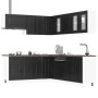 Mueble de cocina Kalmar negra 11 piezas madera contrachapada von , Küchenschränke - Ref: Foro24-3314912, Preis: 731,41 €, Rab...