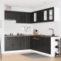 Mueble de cocina Kalmar negra 11 piezas madera contrachapada von , Küchenschränke - Ref: Foro24-3314912, Preis: 731,41 €, Rab...