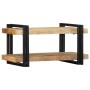 Estante de pared madera maciza de mango 70x33x35 cm by , CD and DVD storage - Ref: Foro24-4017482, Price: 86,10 €, Discount: %