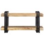 Estante de pared madera maciza de mango 70x33x35 cm by , CD and DVD storage - Ref: Foro24-4017482, Price: 86,10 €, Discount: %