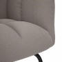 Sillón mecedora con taburete tela gris taupe by , Rocking chairs - Ref: Foro24-4016806, Price: 161,33 €, Discount: %
