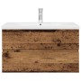 Mueble lavabo con lavabo integrado y grifo madera vieja by , bathroom vanities - Ref: Foro24-3328933, Price: 253,62 €, Discou...