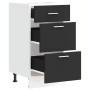 Armario bajo de madera de ingeniería negro 40x46x81,5 cm von , Küchenschränke - Ref: Foro24-854212, Preis: 87,47 €, Rabatt: %