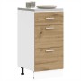 Armario inferior madera ingeniería roble artisan 40x46x81,5 cm by , Kitchen cabinets - Ref: Foro24-854219, Price: 96,23 €, Di...