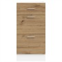 Armario inferior madera ingeniería roble artisan 40x46x81,5 cm by , Kitchen cabinets - Ref: Foro24-854219, Price: 96,23 €, Di...