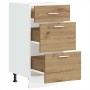 Armario inferior madera ingeniería roble artisan 40x46x81,5 cm by , Kitchen cabinets - Ref: Foro24-854219, Price: 96,23 €, Di...