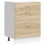 Mueble bajo de cocina de madera de ingeniería de roble sonoma de , Armarios de cocina - Ref: Foro24-854252, Precio: 105,05 €,...