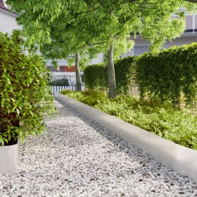 Bordes para césped 10 uds 25x103 cm acero inoxidable by , Garden edging and edging - Ref: Foro24-860170, Price: 132,63 €, Dis...