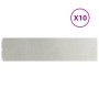 Bordes para césped 10 uds 25x103 cm acero inoxidable by , Garden edging and edging - Ref: Foro24-860170, Price: 132,63 €, Dis...