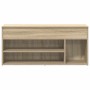 Banco zapatero madera de ingeniería roble sonoma 102x30,5x45 cm by , Shoe racks and shoe organizers - Ref: Foro24-859138, Pri...