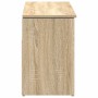 Banco zapatero madera de ingeniería roble sonoma 102x30,5x45 cm by , Shoe racks and shoe organizers - Ref: Foro24-859138, Pri...