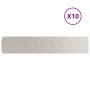 Bordes para césped 10 uds 20x103 cm acero inoxidable by , Garden edging and edging - Ref: Foro24-860158, Price: 82,85 €, Disc...