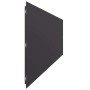 Bordes para césped 20 uds acero laminado frío negro 25x103 cm de , Ribetes y bordes para jardín - Ref: Foro24-860172, Precio:...