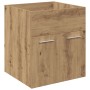 Mueble para lavabo con lavabo integrado y grifo roble artesanal von , Badezimmermöbel - Ref: Foro24-3328906, Preis: 171,82 €,...