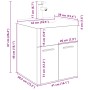 Mueble para lavabo con lavabo integrado y grifo roble artesanal von , Badezimmermöbel - Ref: Foro24-3328906, Preis: 171,82 €,...
