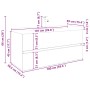 Mueble para lavabo con lavabo integrado y grifo roble artesanal by , bathroom vanities - Ref: Foro24-3328938, Price: 359,20 €...