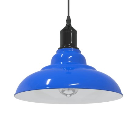 Lámpara colgante regulable en altura E27 oscuro brillante Ø31cm by , Lamps - Ref: Foro24-4103436, Price: 32,28 €, Discount: %