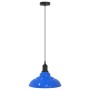 Lámpara colgante regulable en altura E27 oscuro brillante Ø31cm by , Lamps - Ref: Foro24-4103436, Price: 32,28 €, Discount: %