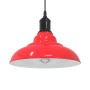 Lámpara colgante regulable en altura E27 rojo brillante Ø 31cm by , Lamps - Ref: Foro24-4103441, Price: 32,28 €, Discount: %