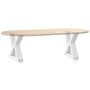Patas para mesa de centro 2unidades acero blanco 30x(30-31,3)cm de , Patas para mesas - Ref: Foro24-4012677, Precio: 66,09 €,...