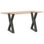Patas de mesa de comedor 2 uds acero antracita 50x(72-73,3) cm de , Patas para mesas - Ref: Foro24-4012718, Precio: 101,57 €,...