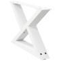 Patas para mesa de centro 2unidades acero blanco 60x(30-31,3)cm de , Patas para mesas - Ref: Foro24-4012689, Precio: 74,90 €,...
