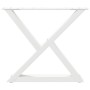 Patas para mesa de centro 2 uds acero blanco 50x(42-43,3) cm by , Table legs - Ref: Foro24-4012705, Price: 76,04 €, Discount: %