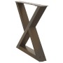 Patas mesa de centro 2 uds acero natural 60x(42-43,3) cm acero by , Table legs - Ref: Foro24-4012711, Price: 84,65 €, Discoun...
